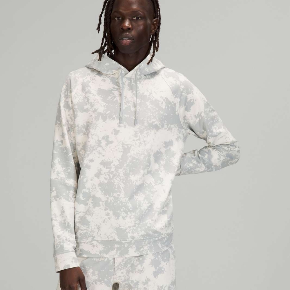 Lululemon City Sweat Pullover Hoodie French Terry Spectral White Opal Silver Dr.